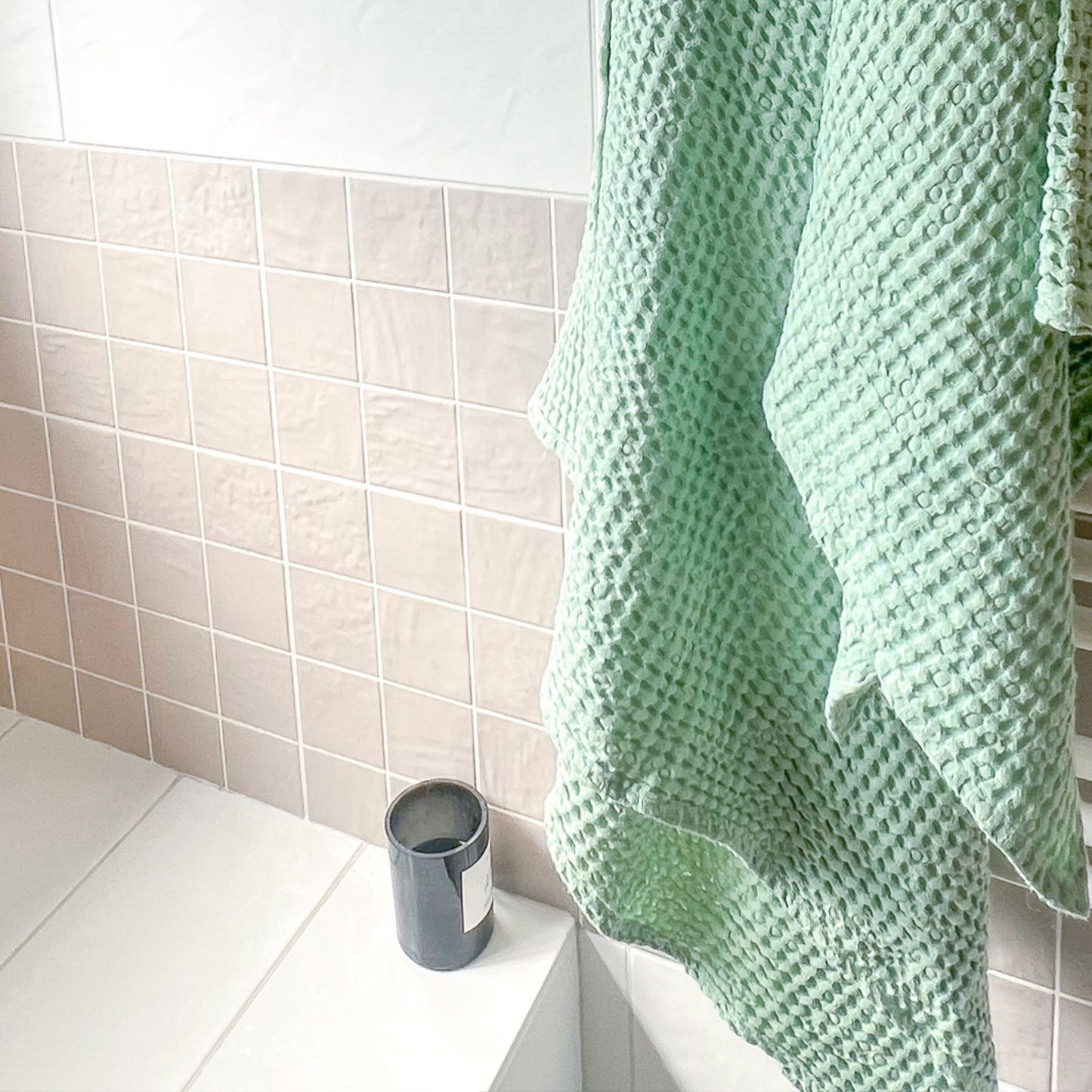 Premium Linen-Cotton Waffle Towel
