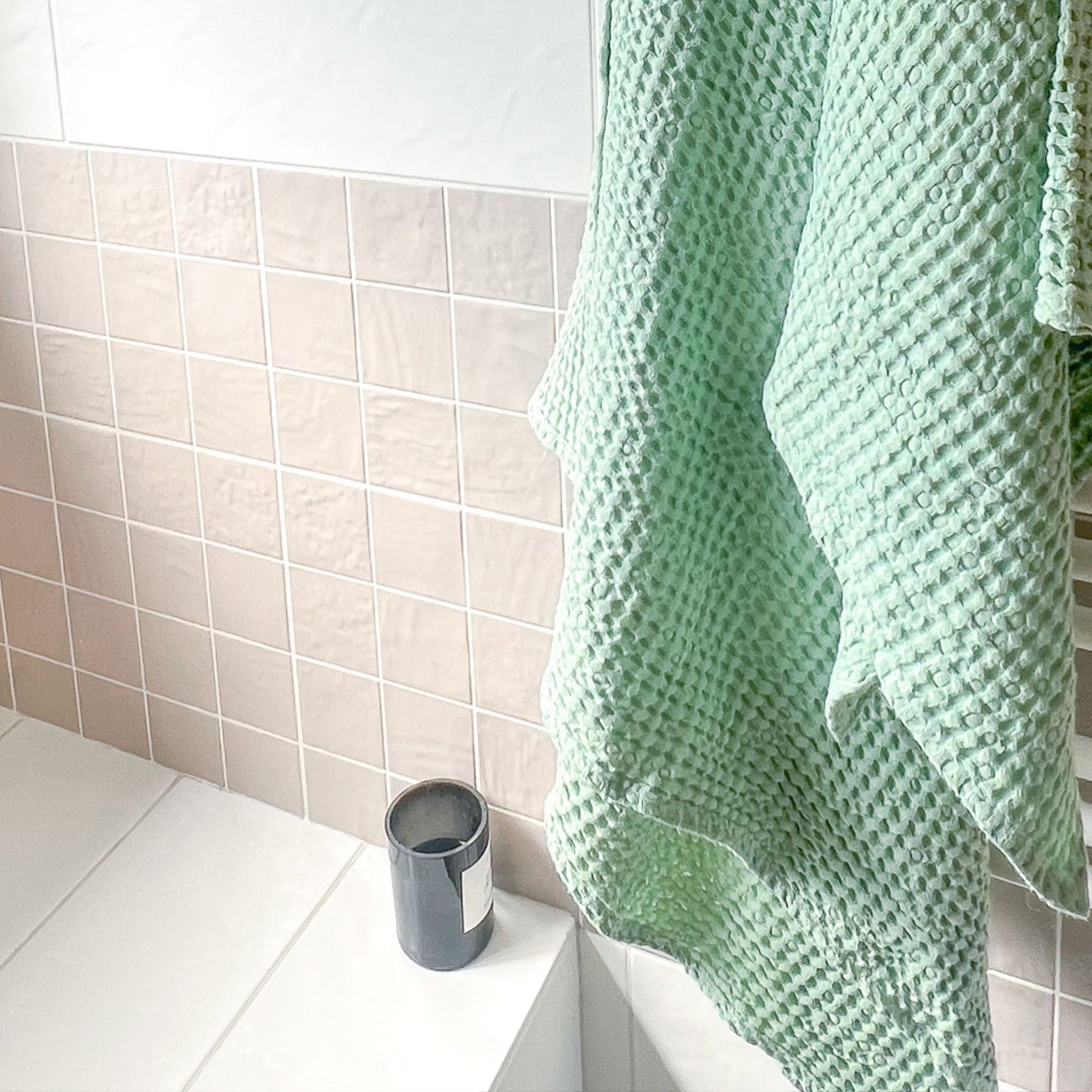Set of Premium Linen-Cotton Waffle Towel
