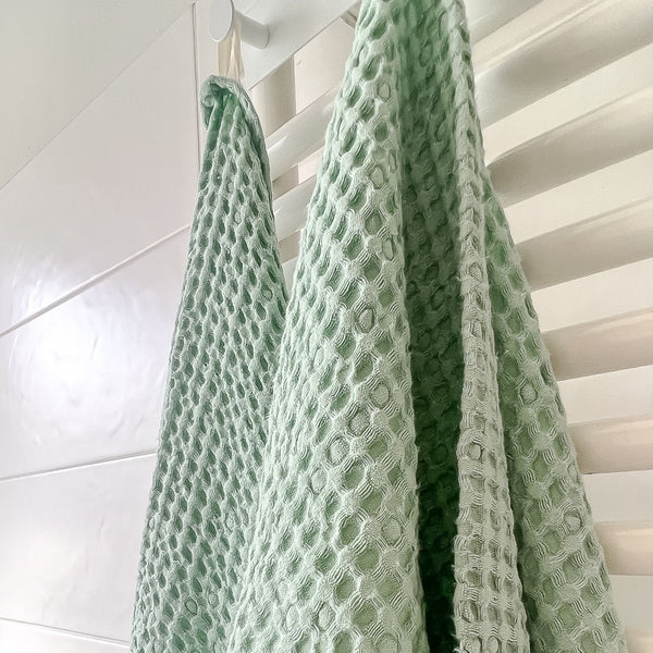 Premium Linen-Cotton Waffle Towel