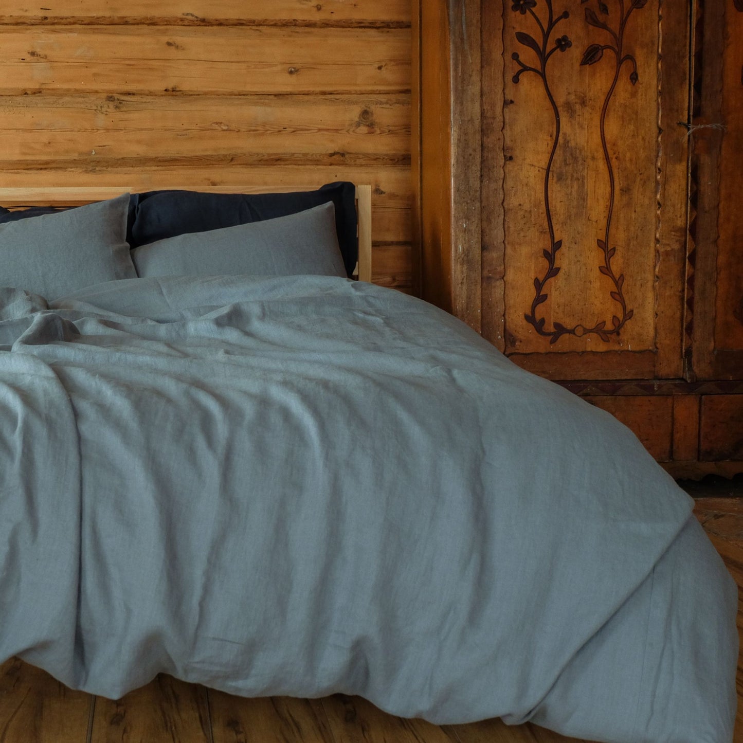 Dove Gray Duvet Cover