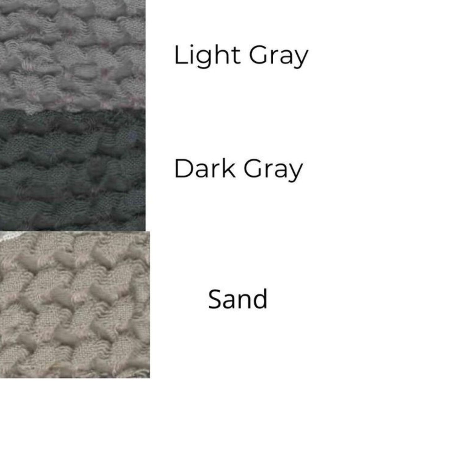 Waffle Linen Beach Blanket