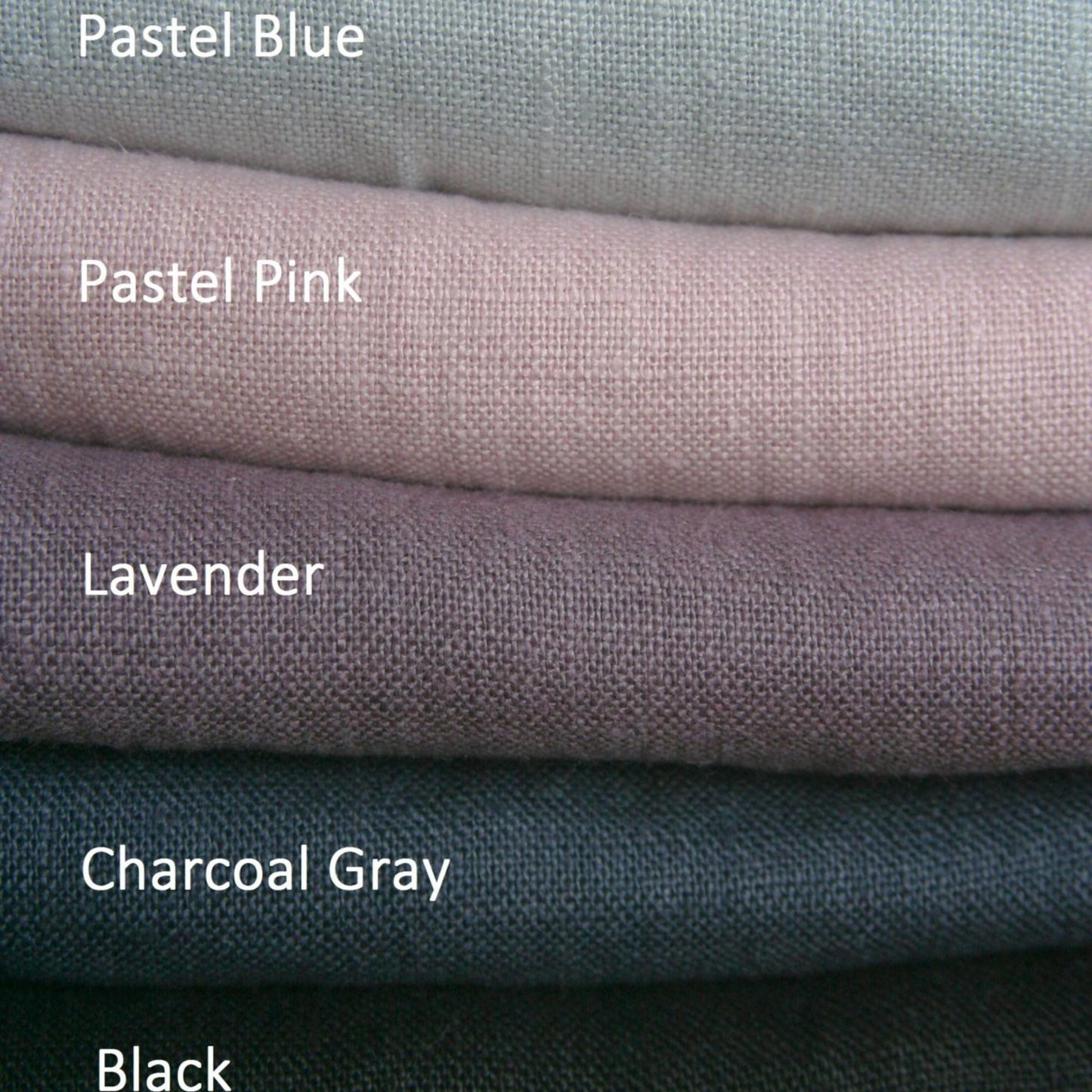 Dark Gray Linen Pillow Case