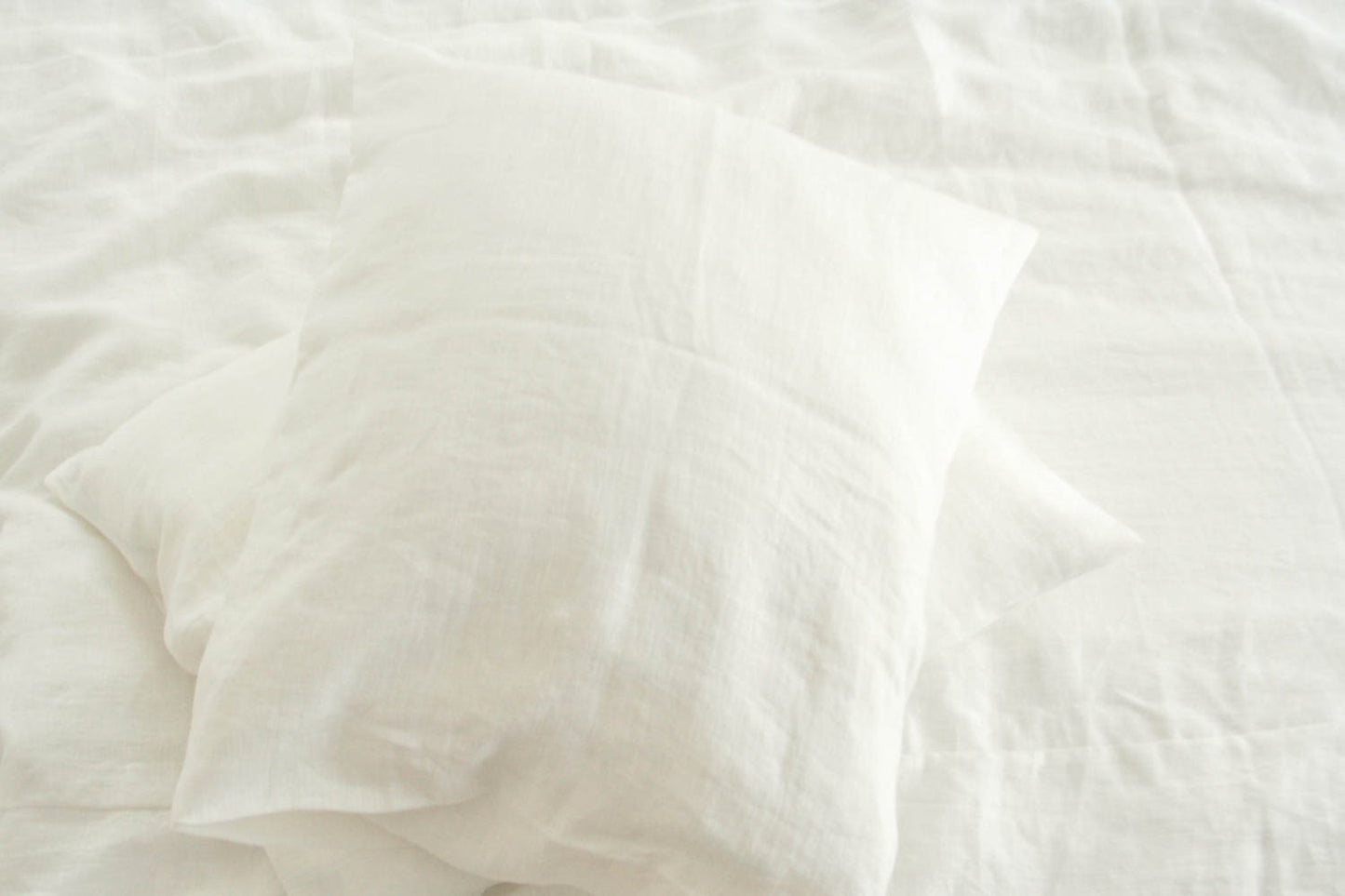 White Linen Pillow Case