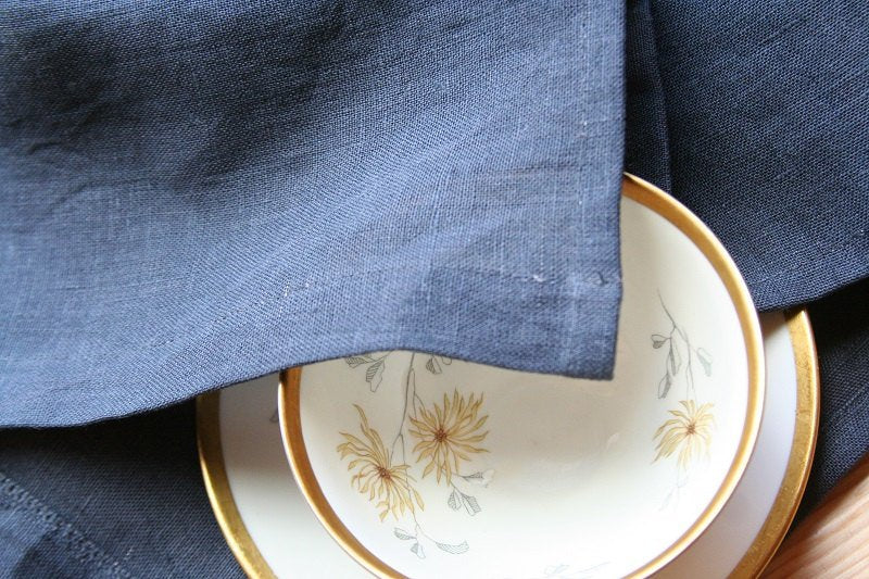 Linen Kitchen towel set of 2/Gray Linen/Natural Linen/Linen Accessories
