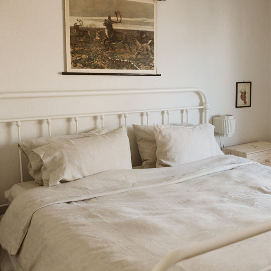 Linen Duvet Cover in Natural Color