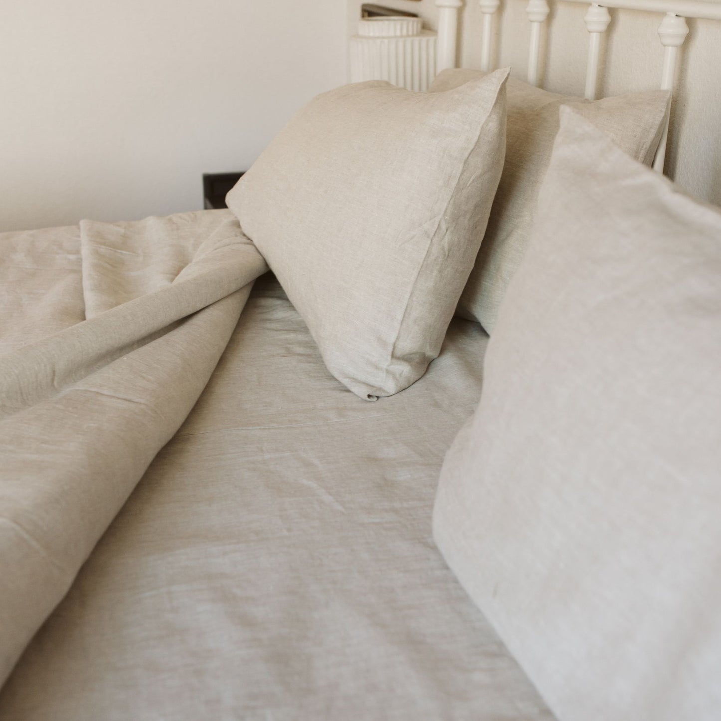 Linen Duvet Cover in Natural Color