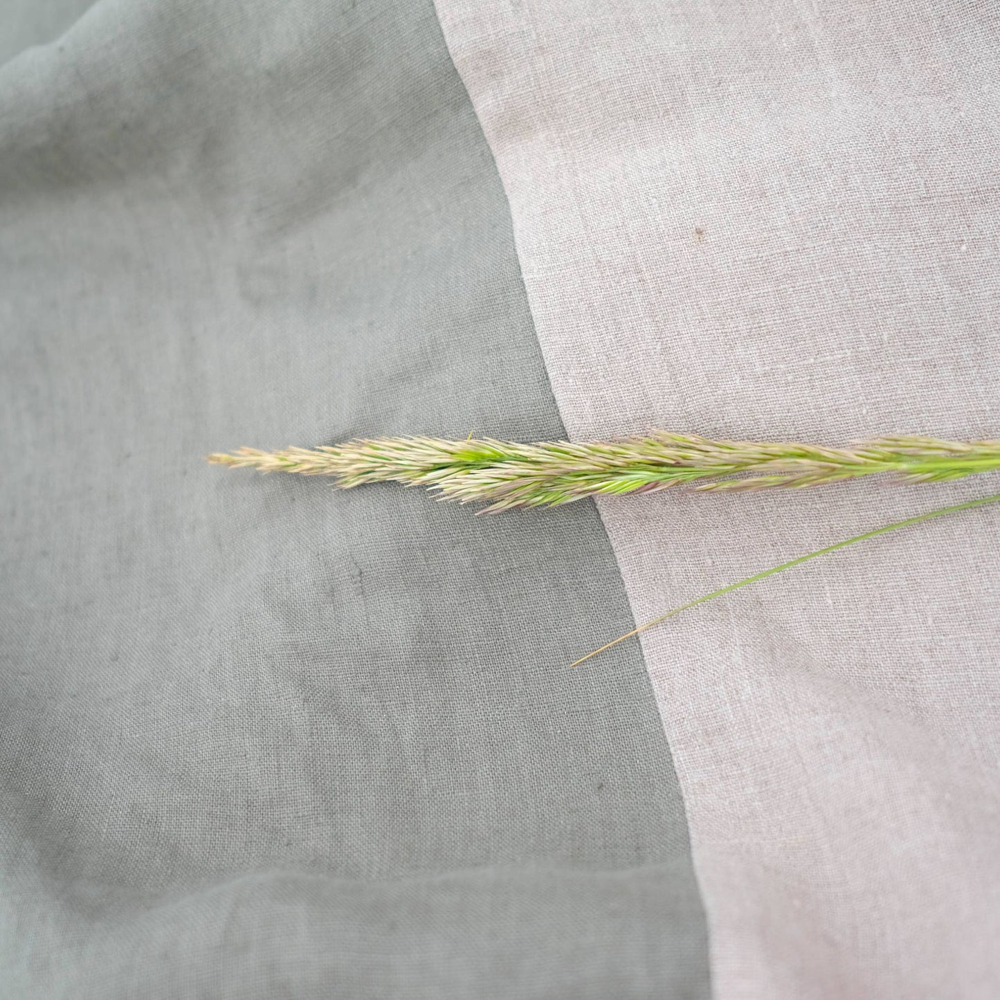 Linen Beach Blanket in Green