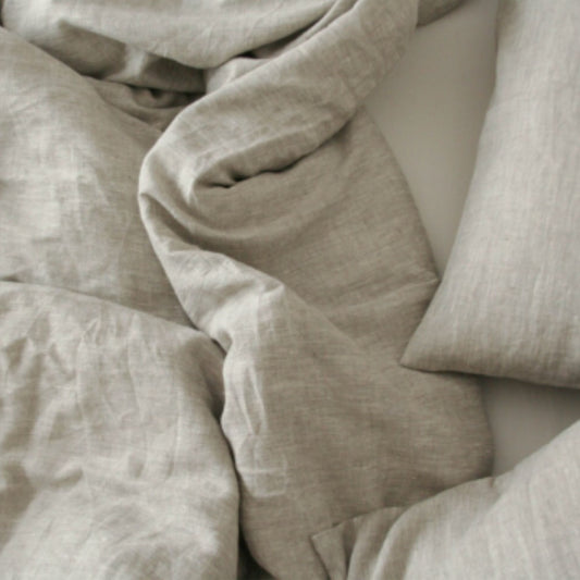 Linen Duvet Cover in Natural Color
