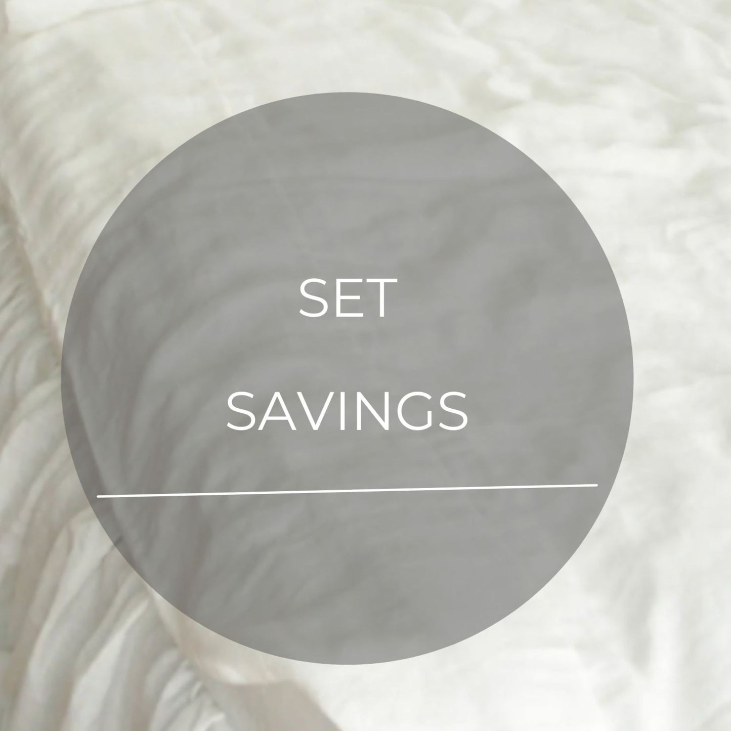 Milk White Linen Bedding set-Duvet cover & 2 Pillow Cases (3 pcs)