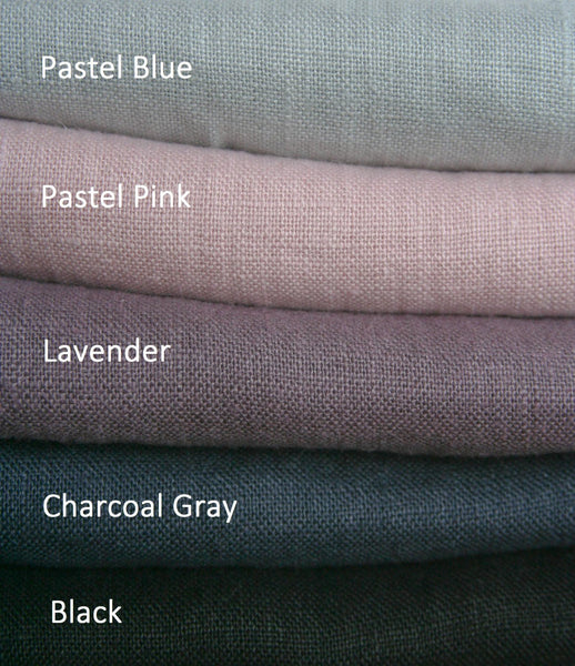 Pastel Blue Fabric/ half Yard Fabric/Baltic Linen/ Softened Linen/ Natural Linen/ Linen Fabric