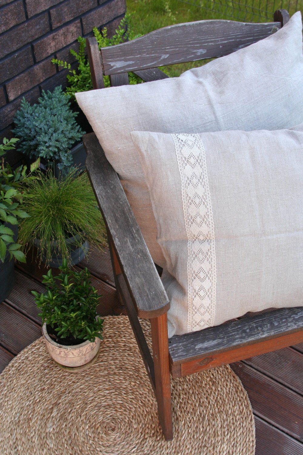 Natural Linen Pillow Case