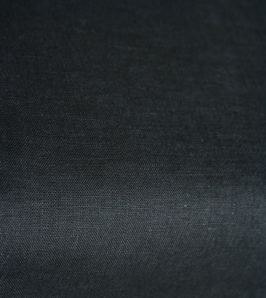 Black Linen Fabric/ Softened Linen/ Fabric by Half Yard/ Baltic Linen/ Natural Linen/ Flax